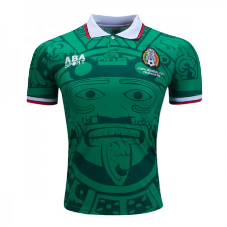 Billiga Fotbollströjor Mexiko Retro Hemma tröja 1998 Kortärmad